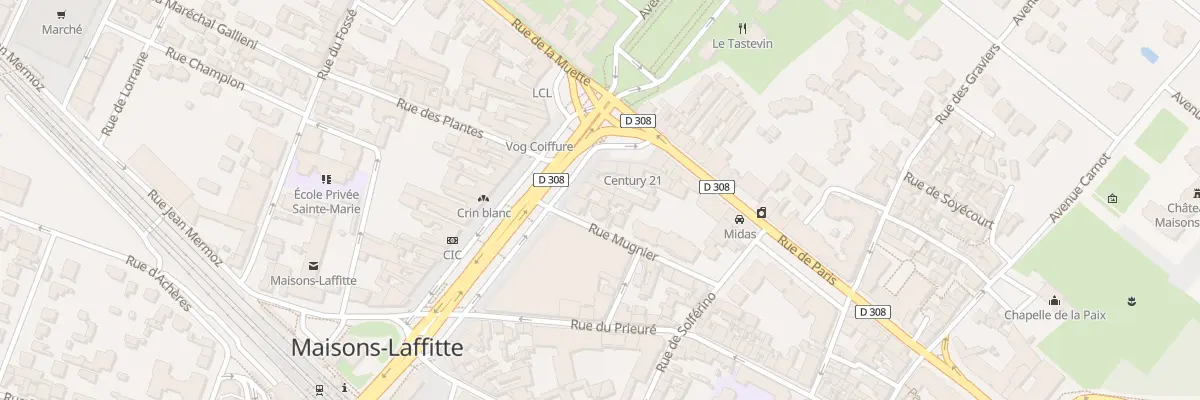 Plan du 9 Av Longueil à Maisons-Laffitte