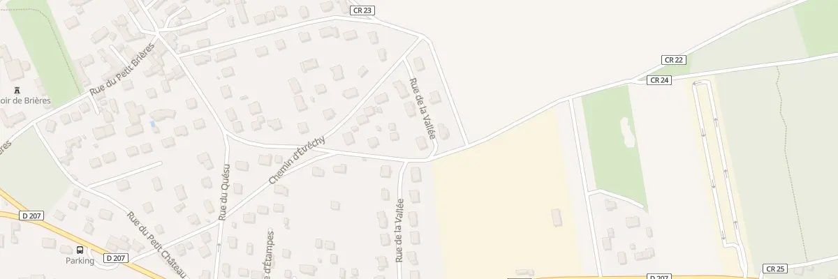 Plan du 13 Rue de la Vallée à Brières-les-Scellés