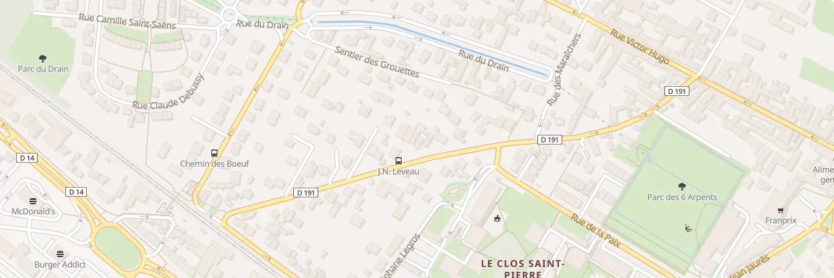 Plan du 30 Rue Jean-nicolas Leveau à Pierrelaye