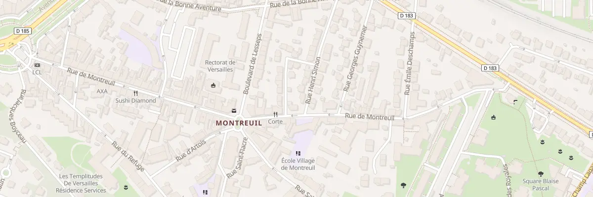 Plan du 4 Rue Louis Herve à Versailles