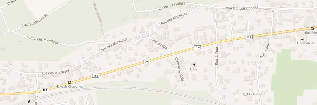 Plan du 16 Rue Marceau à Auvers-sur-Oise