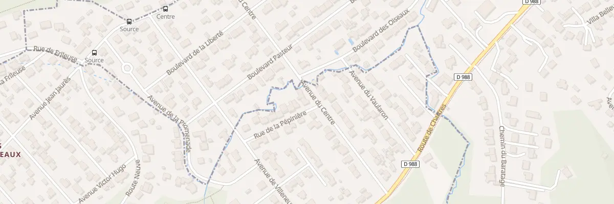 Plan du 19 Av du Centre à Gometz-le-Châtel
