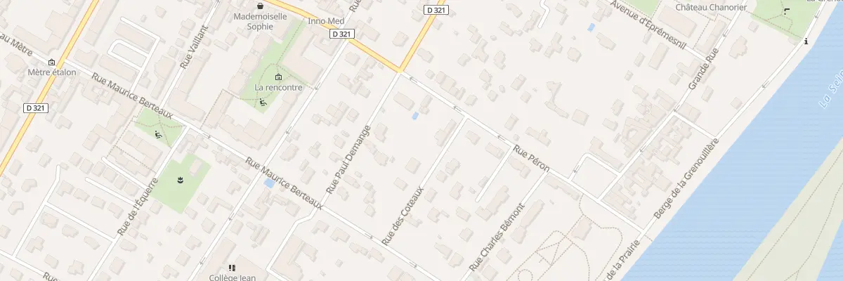 Plan du 5 Rue des Côteaux à Croissy-sur-Seine
