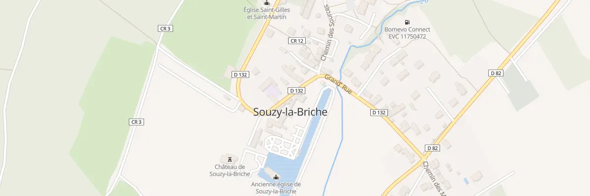 Plan du 12 Gr Grande Rue à Souzy-la-Briche