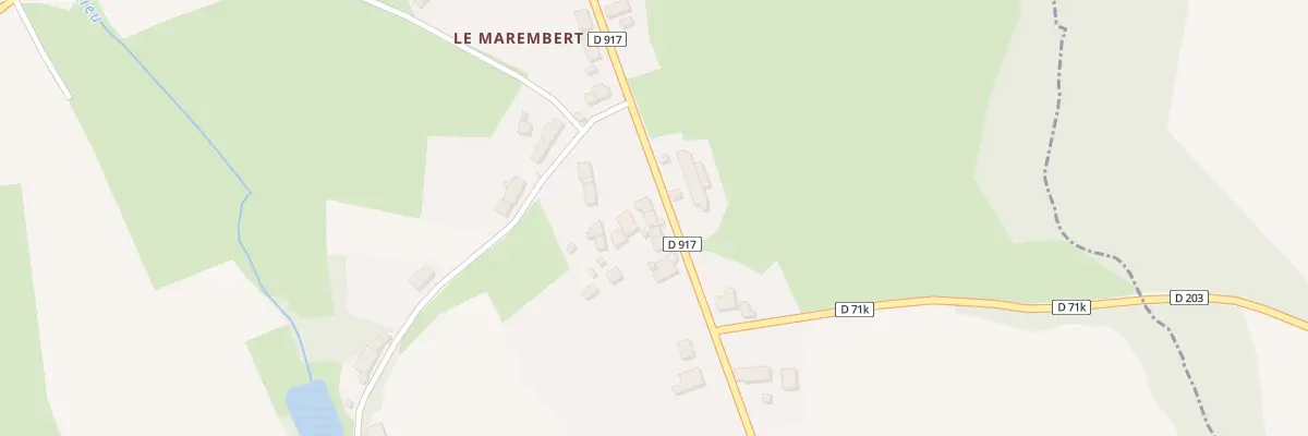 Plan du 5241 Le Marembert à Vijon