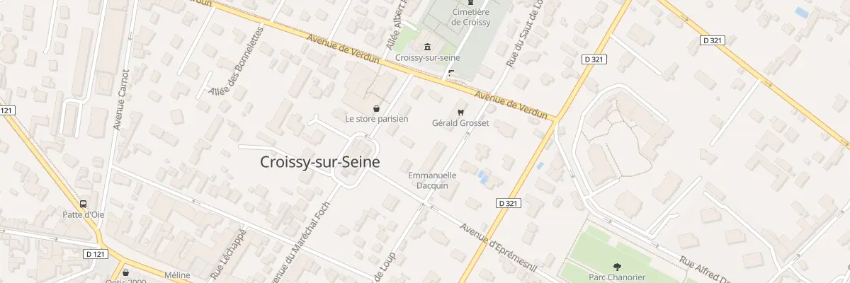 Plan du 21 Res Rue du Saut du Loup à Croissy-sur-Seine