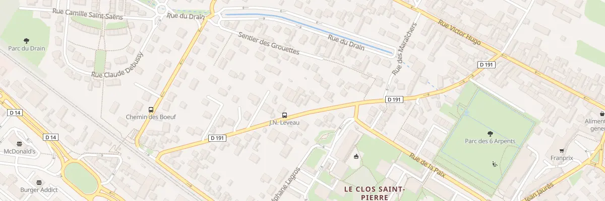 Plan du 28 Rue Jean-nicolas Leveau à Pierrelaye
