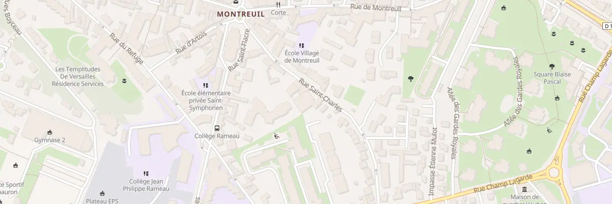 Plan du 41 Rue Saint Charles à Versailles
