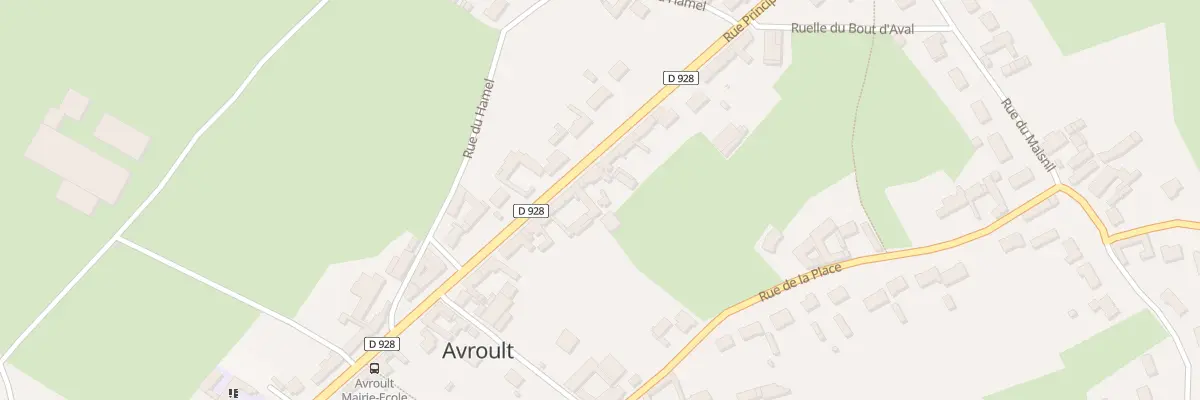Plan du 55 Rue Principale à Avroult