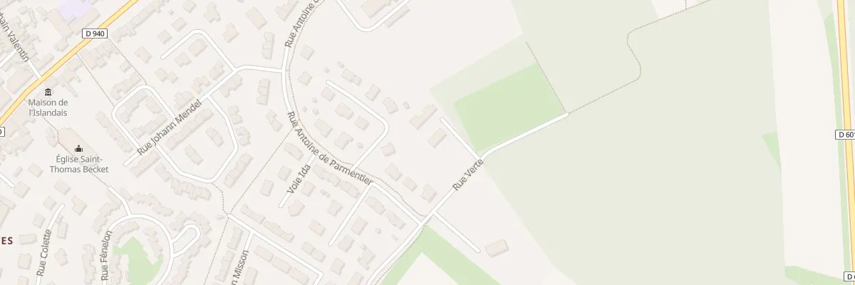 Plan du 9003 Rue Verte à Gravelines