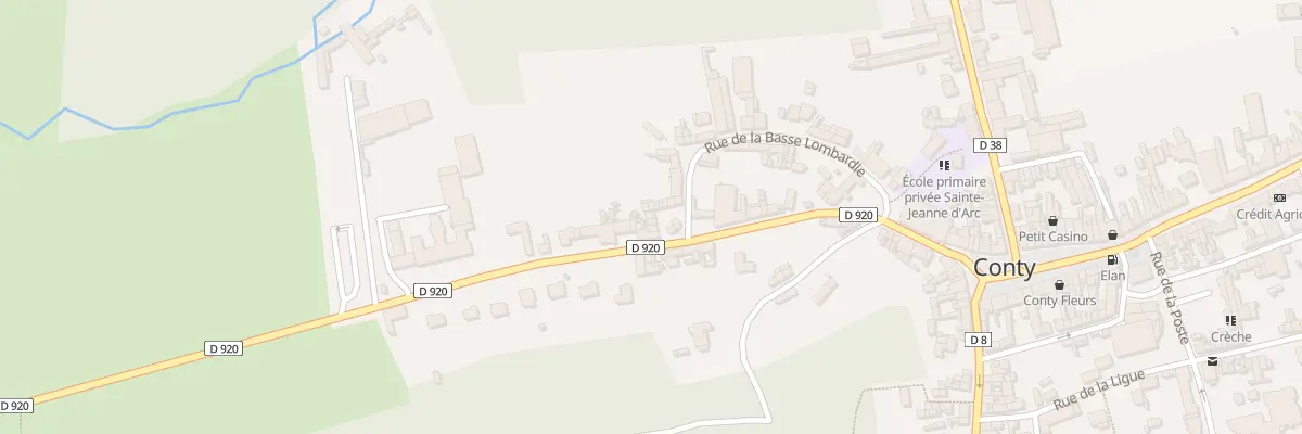 Plan du 24 Rue Guy de Segonzac à Conty