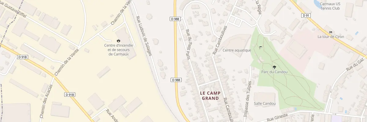 Plan du 41 Rue du Petit Paris à Carmaux