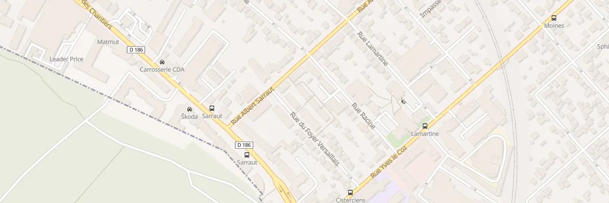 Plan du 75Q Rue Albert Sarraut à Versailles