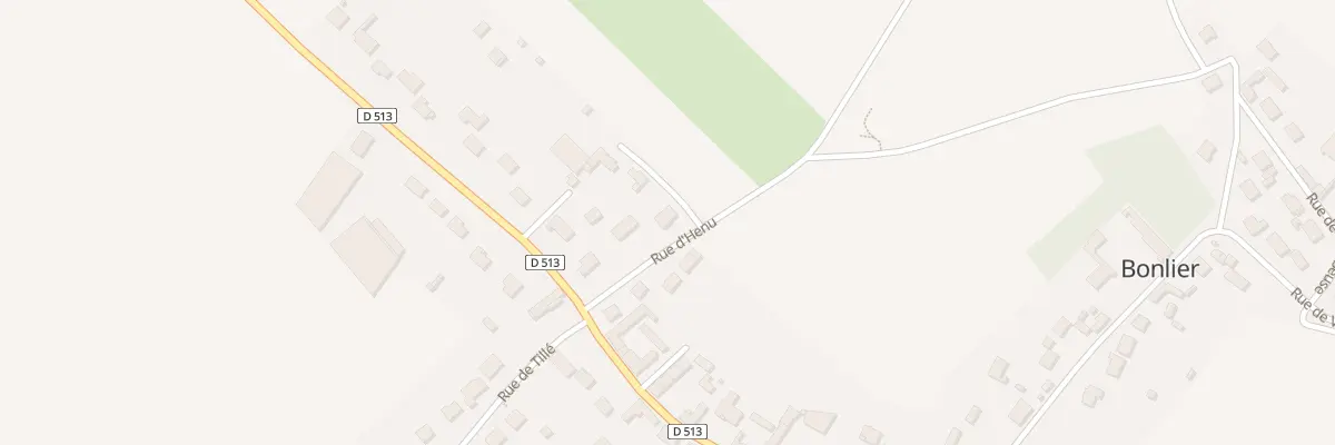 Plan du 3B Rue d’Henu à Bonlier