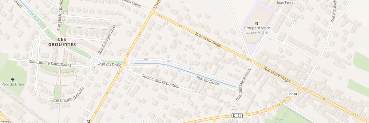 Plan du 22 Rue du Drain à Pierrelaye