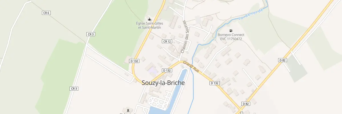 Plan du 7 Gr Grande Rue à Souzy-la-Briche