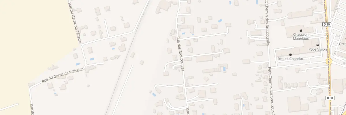 Plan du 29 Rue des Broucouniès à Albi