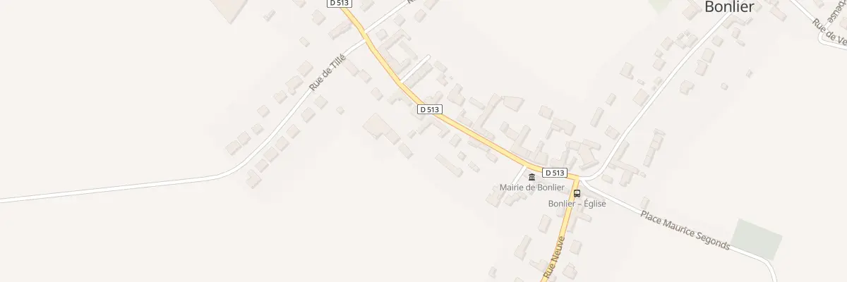 Plan du 9 Rue de la Ville à Bonlier