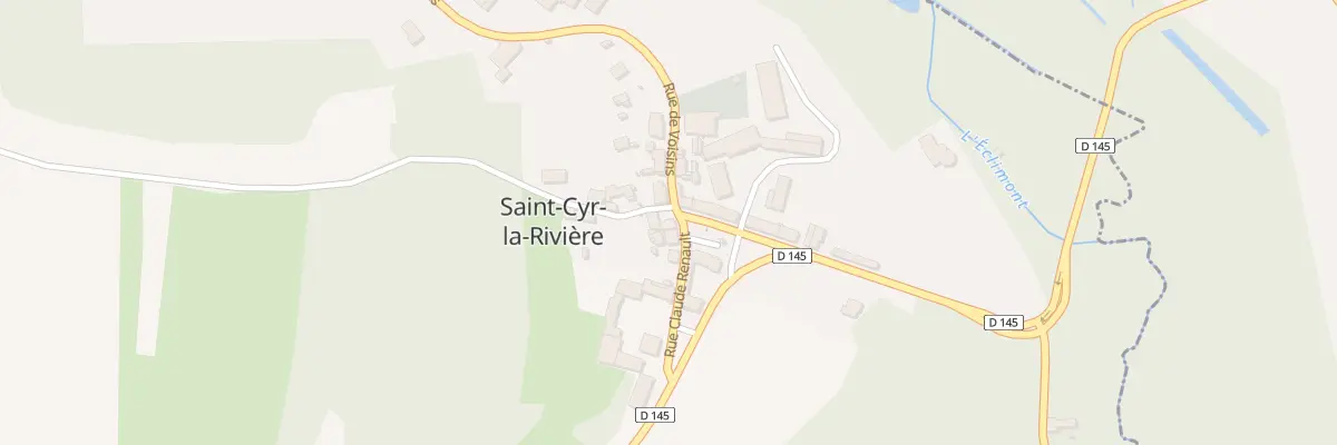 Plan du 2 Rue Claude Renault à Saint-Cyr-la-Rivière