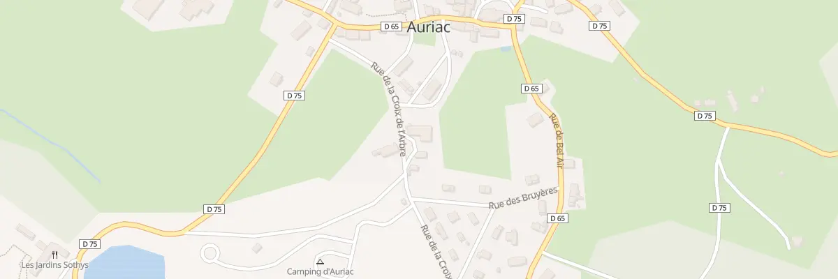 Plan du 13 Rue de la Croix de l’Arbre à Auriac