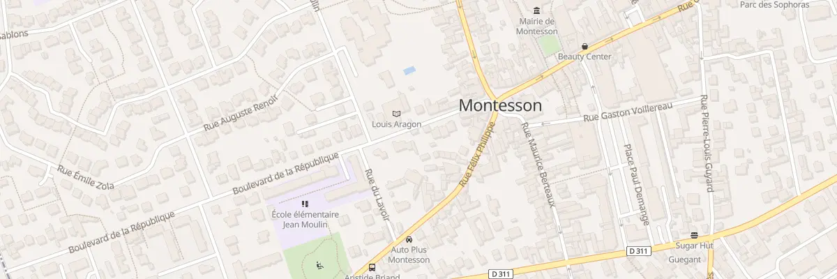 Plan du 11 Bd de la République à Montesson