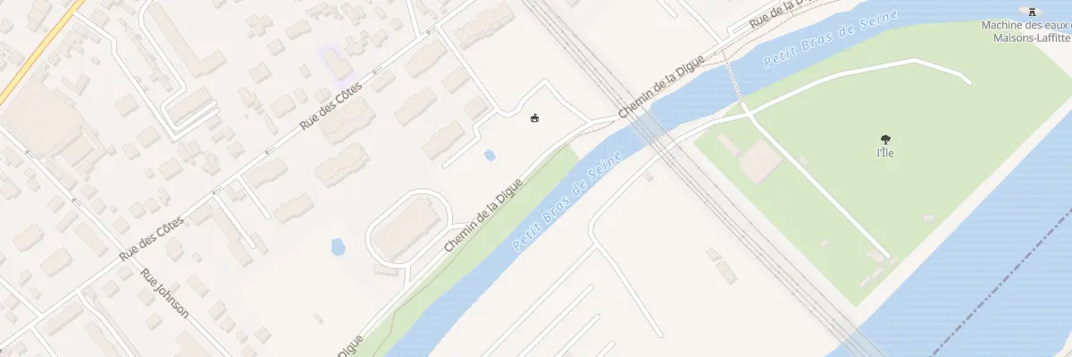 Plan du 9 Rue des Côtes à Maisons-Laffitte