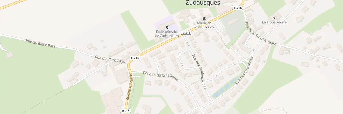 Plan du 10 Rue des Bouleaux à Zudausques