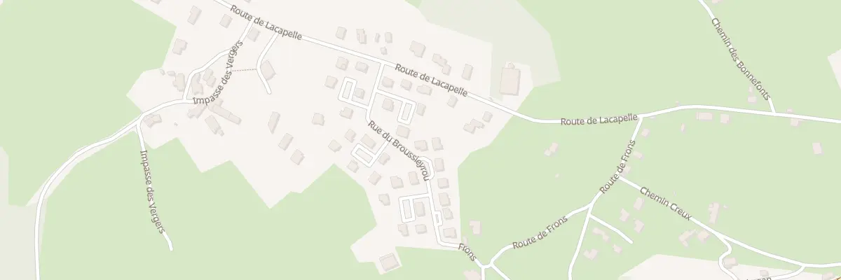 Plan du 5 Rue du Broussieyrou à Bagnac-sur-Célé