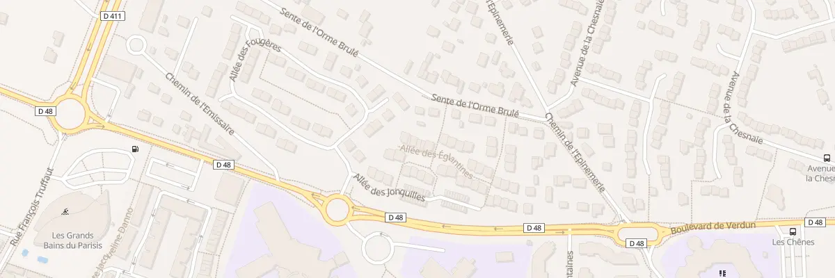 Plan du 3 All des Eglantines à Herblay-sur-Seine