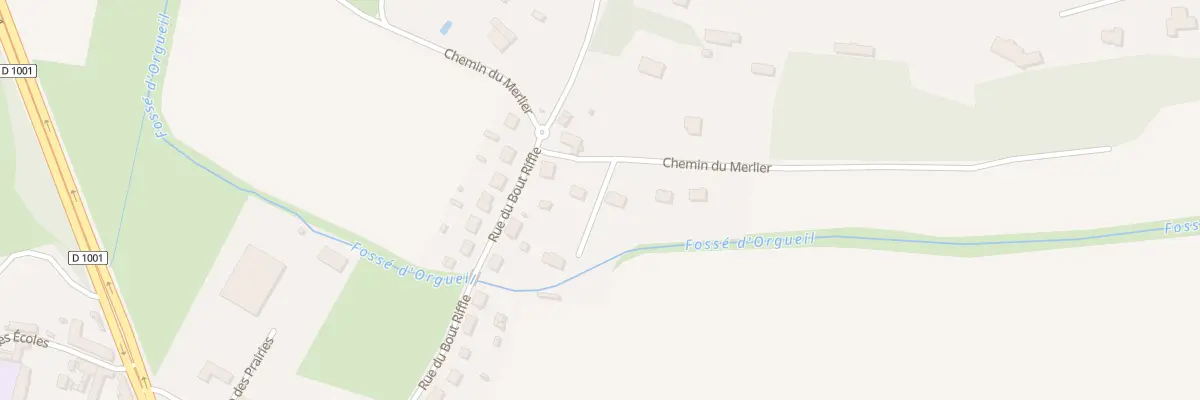 Plan du 58 Che du Merlier à Warluis