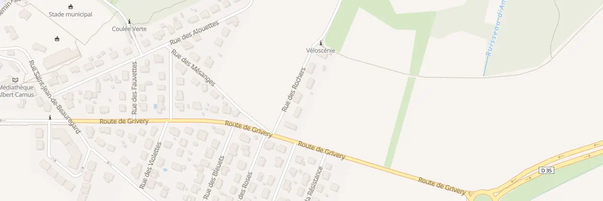 Plan du 6 Rue des Rochers à Gometz-le-Châtel