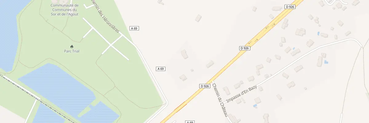 Plan du 4 Che des Héronnières à Saïx