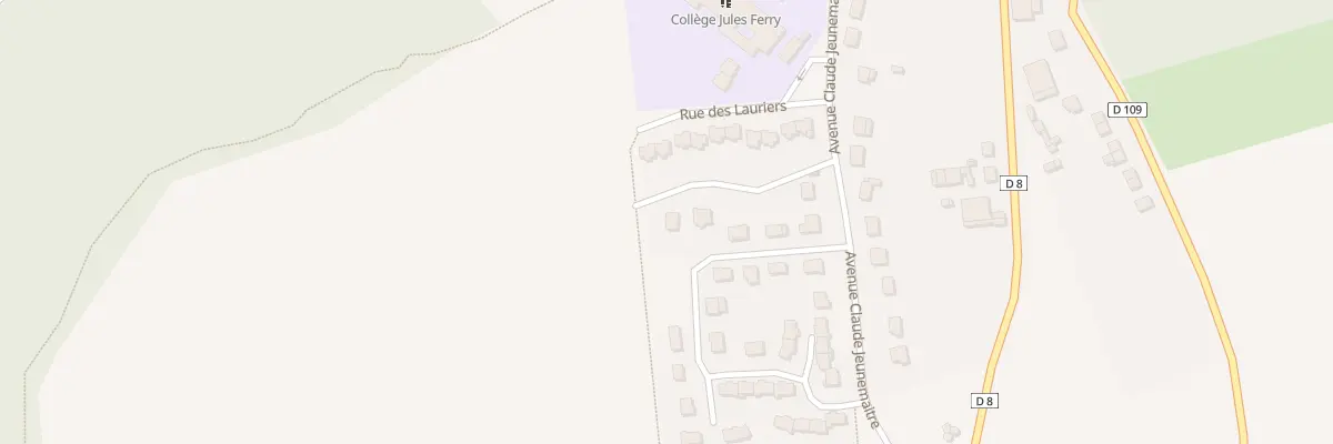 Plan du 8 Rue des Genets à Conty