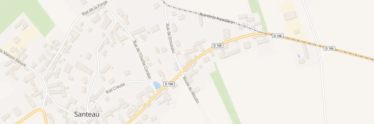 Plan du 1 Rue de Drouvelu à Santeau
