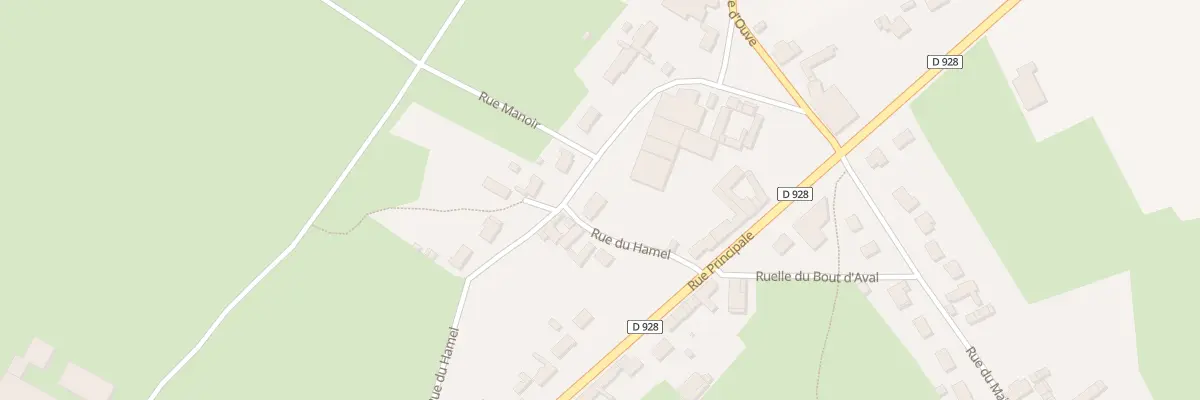 Plan du 6 Rue du Hamel à Avroult