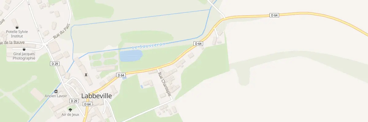 Plan du 14 Rue du Château à Labbeville