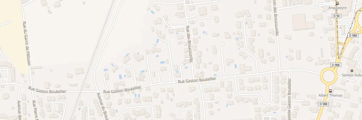 Plan du 5 Rue des Broucouniès à Albi