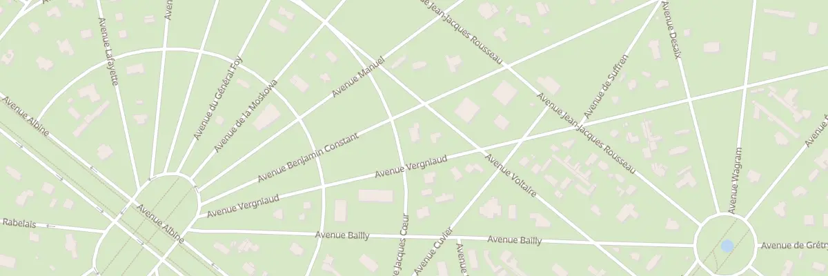 Plan du 1 Av Benjamin Constant à Maisons-Laffitte