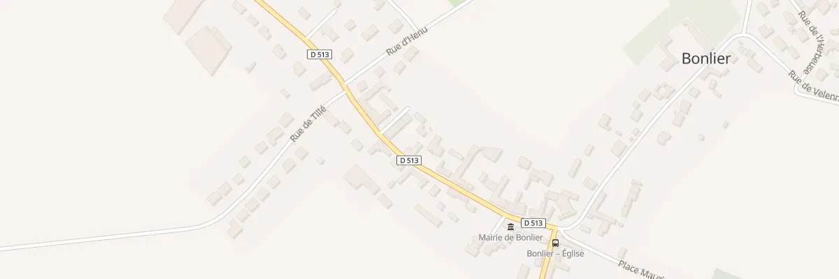 Plan du 16 Rue de la Ville à Bonlier