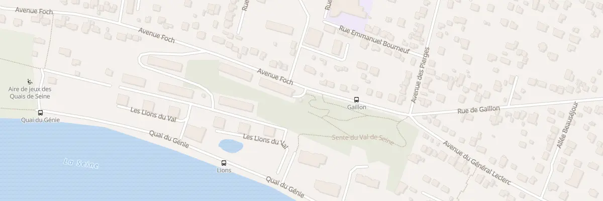 Plan du 1 Av Foch à Herblay-sur-Seine