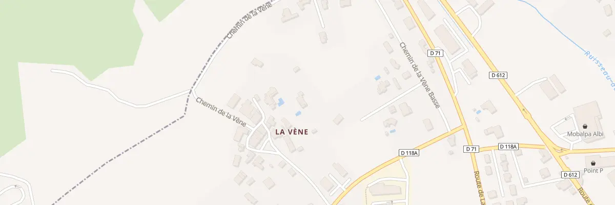 Plan du 5074B La Vene Haute à Puygouzon