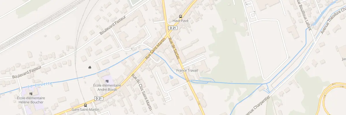Plan du 8 Rue de Saclas à Étampes