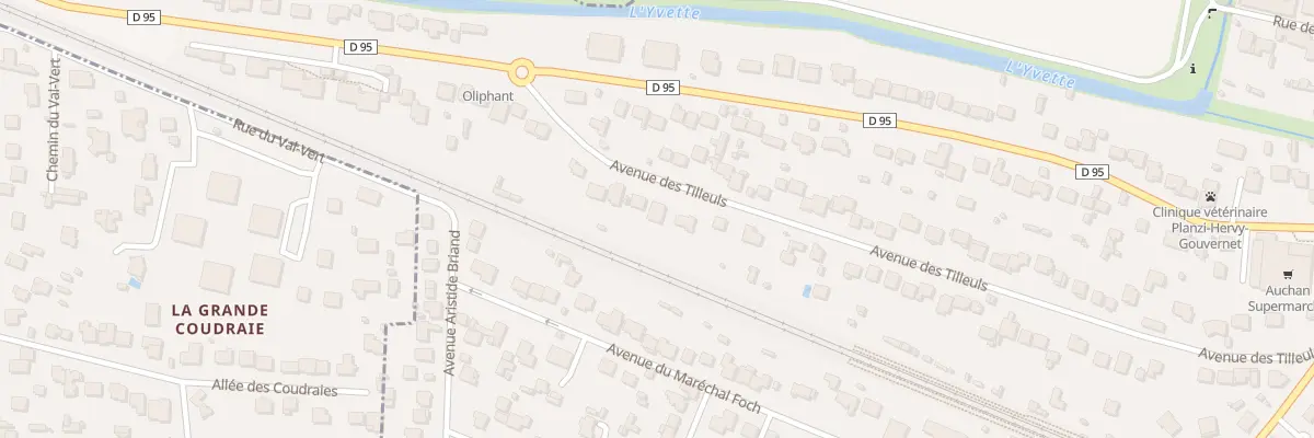 Plan du 71 Av des Tilleuls à Bures-sur-Yvette