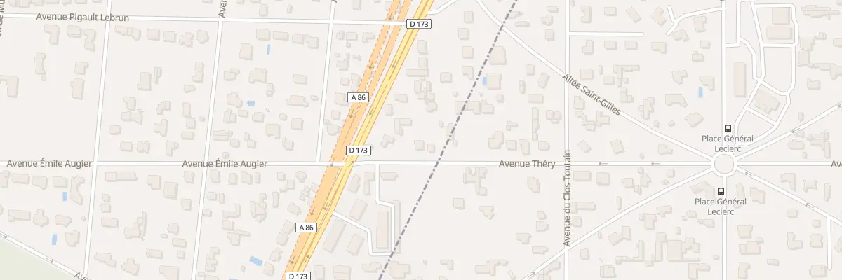 Plan du 52 Av Thery à La Celle-Saint-Cloud