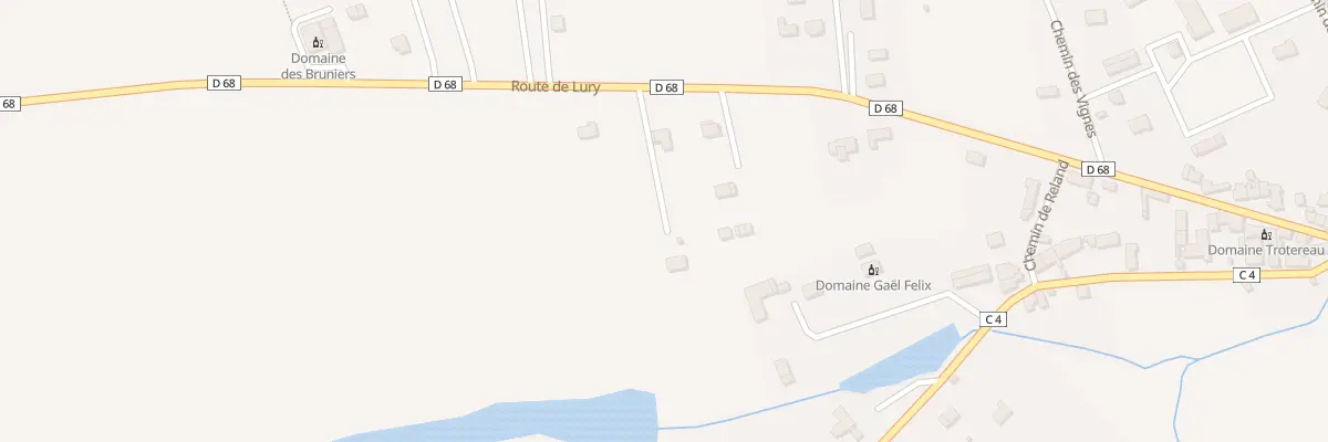 Plan du 21B Rte de Lury à Quincy