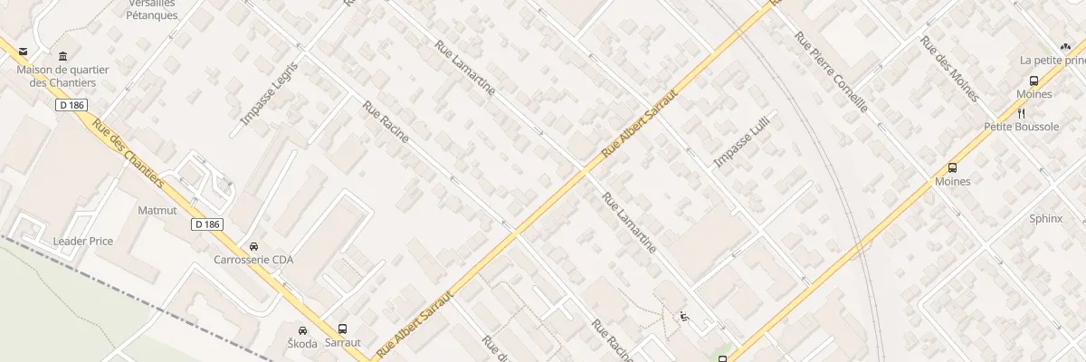 Plan du 70 Rue Albert Sarraut à Versailles