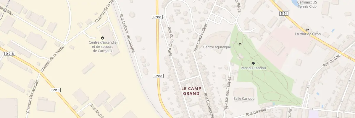Plan du 24B Rue du Petit Paris à Carmaux