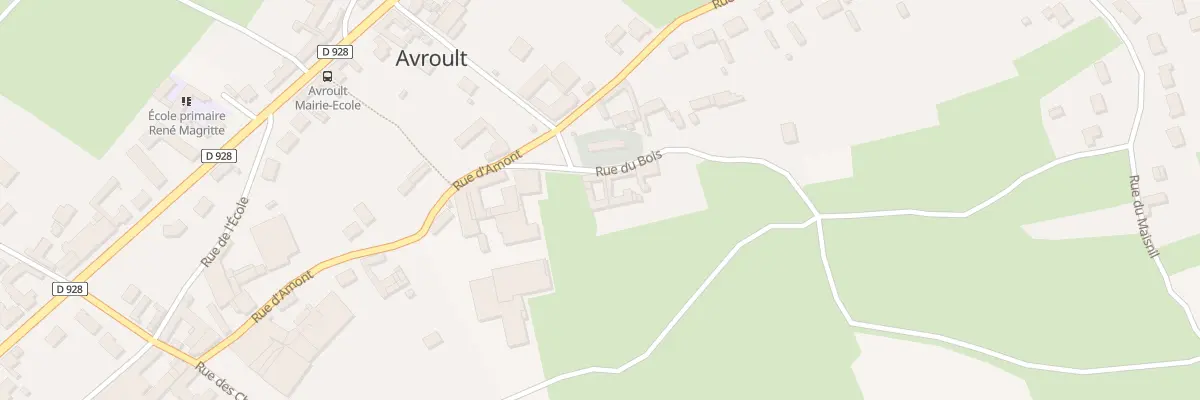 Plan du 1 Rue du Bois à Avroult