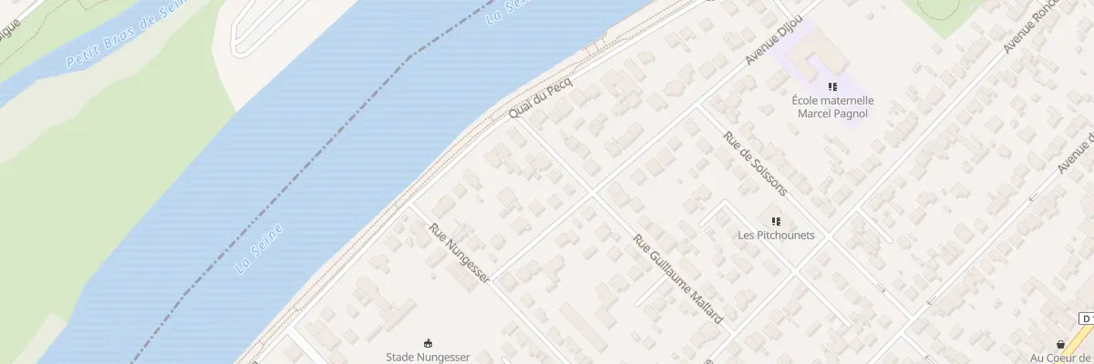 Plan du 4 Rue Guillaume Mallard à Sartrouville
