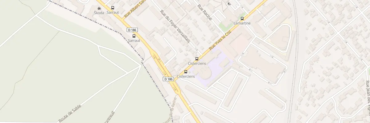 Plan du 140 Rue Yves le Coz à Versailles
